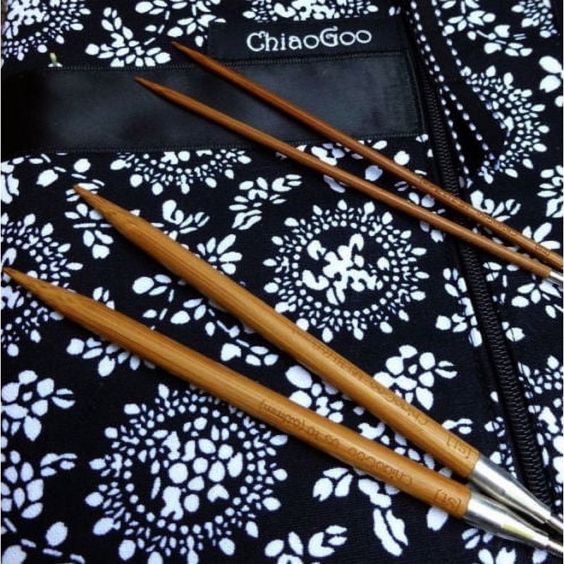 5-Inch Bamboo Interchangeable Knitting Needles Set - Small
