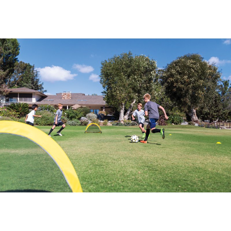 2-Pack Pop-Up Soccer Goals for Practice 2.5 ft Portable