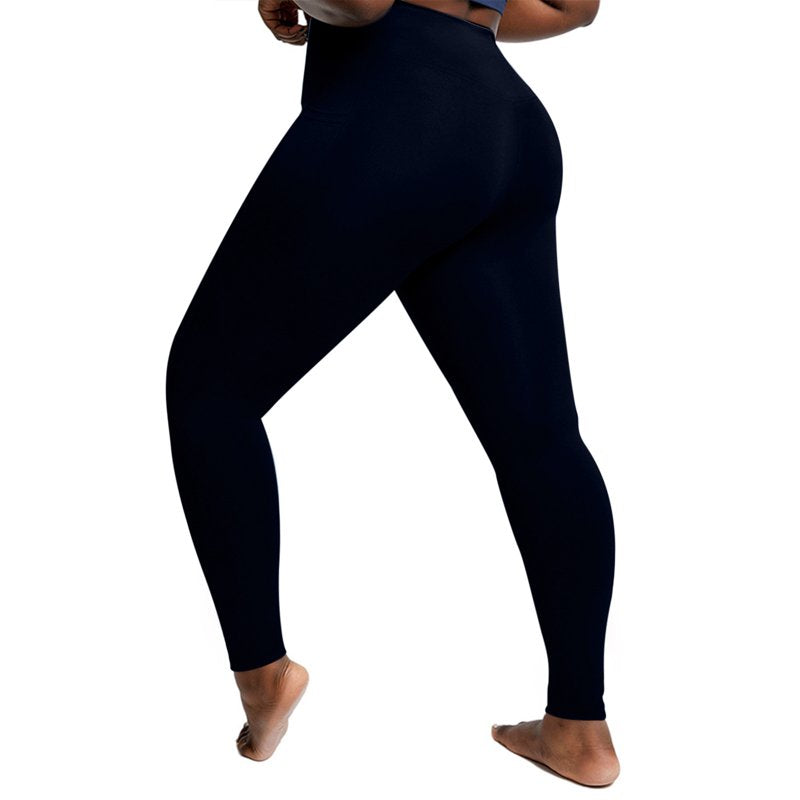 Plus Size Yoga Pants with Pockets High Waisted Workout Leggings for Women
