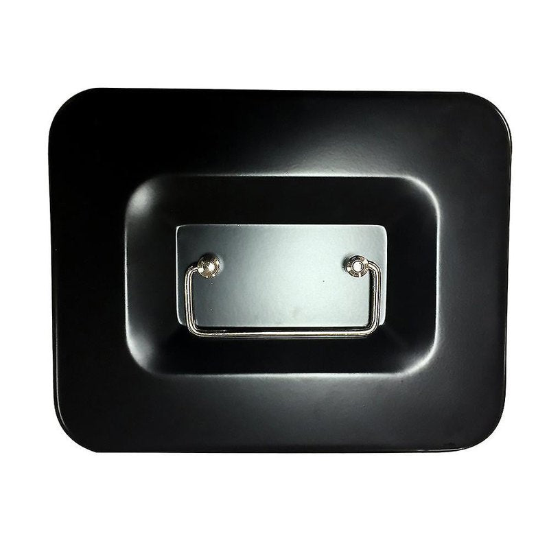 Fireproof Stainless Steel Small Safe Box for Cash & Documents - 20x16x8cm