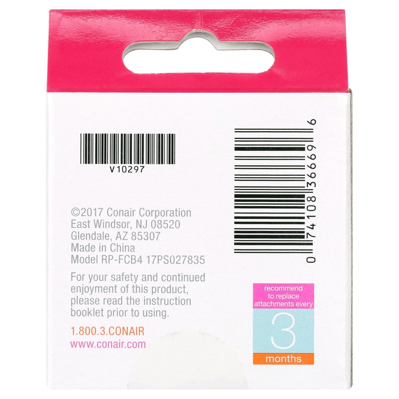 Facial Brush Replacement Heads for Cleansing & Exfoliating - 2 Pack