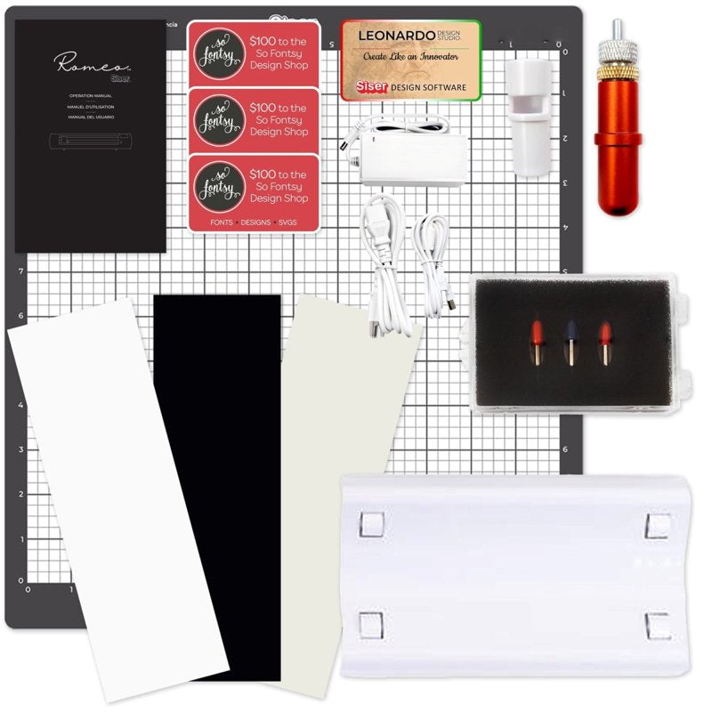 Vinyl & HTV Crafting Bundle for Cricut and Silhouette Machines - 24 Inch Siser Romeo
