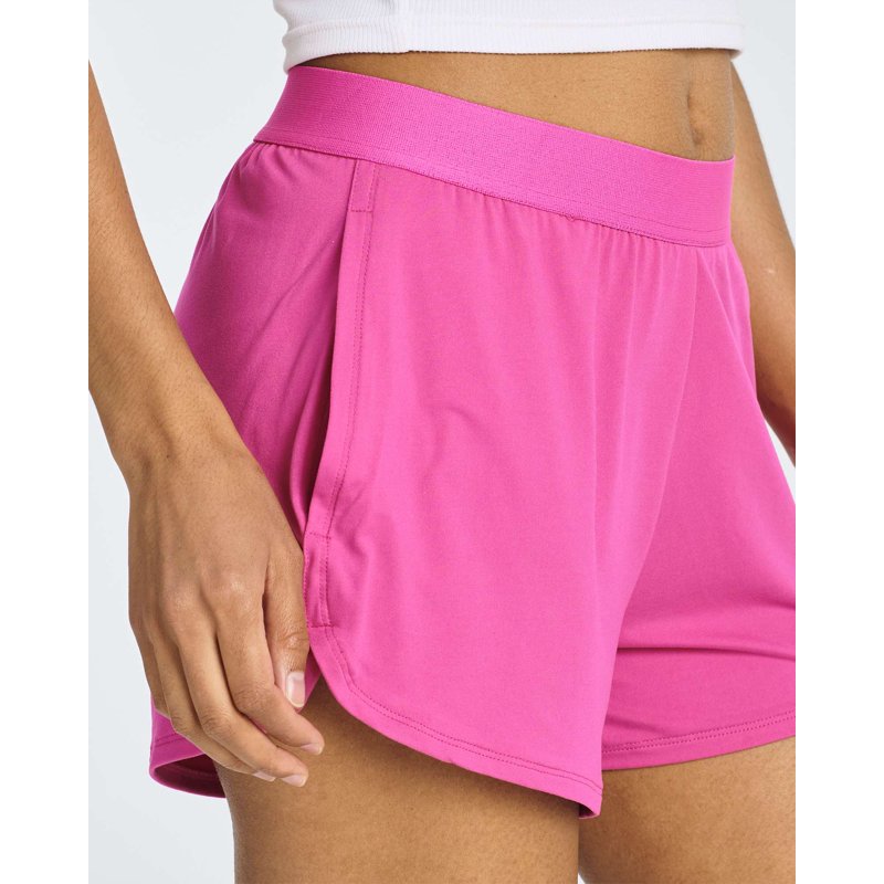 Women's 3-Inch Dry-Fit Running Shorts with Pockets - Athletic Gym Workout and Sports Shorts