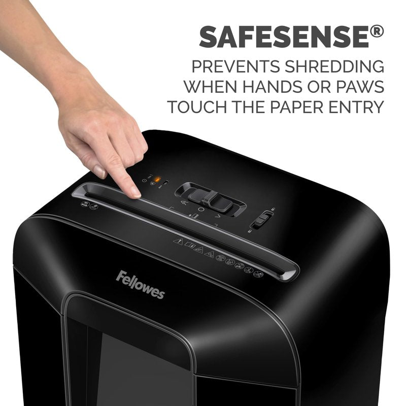 Cross-Cut Paper Shredder 12-Sheet Capacity Level P-4 with SafeSense