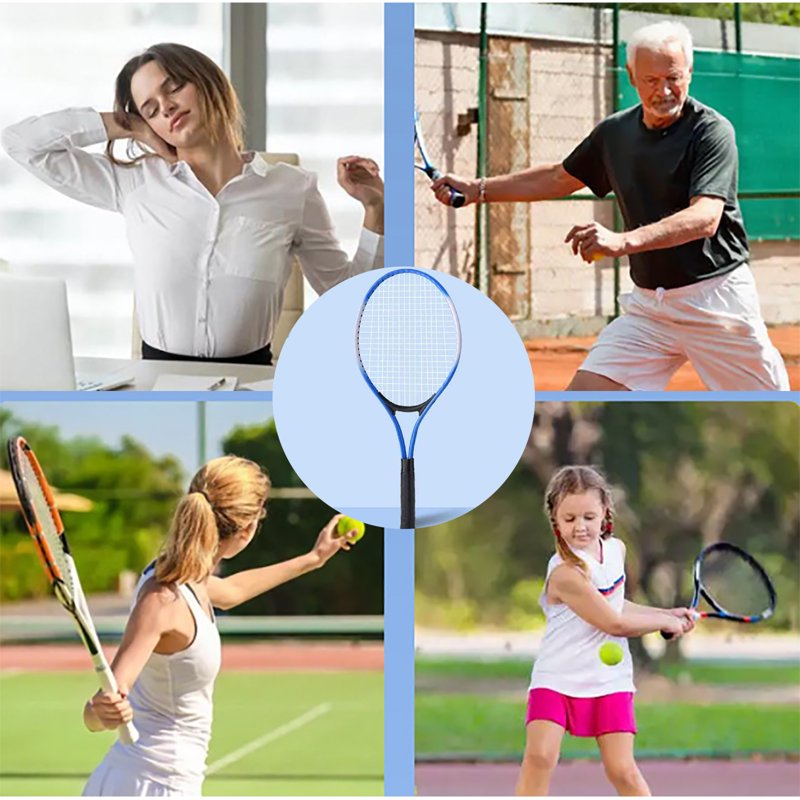 Child Tennis Racket - Lightweight, Shockproof Kids Tennis Trainer for Beginners