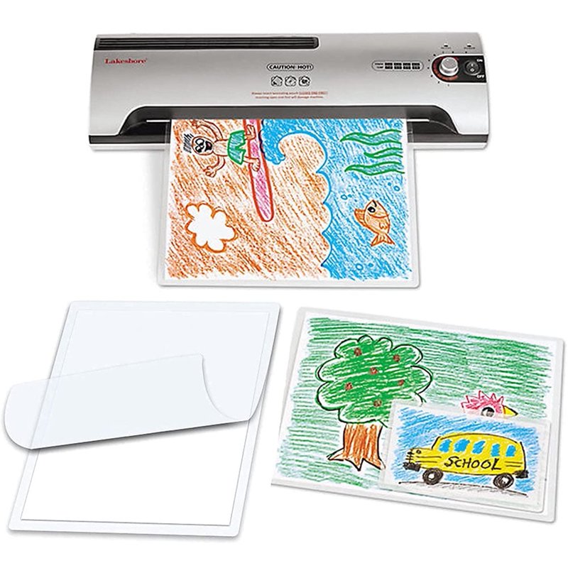 Thermal Laminating Pouches Letter Size 9 x 11.5 Inch, 3 Mil Clear Sheets, Bulk Pack of 1000 for Office & School