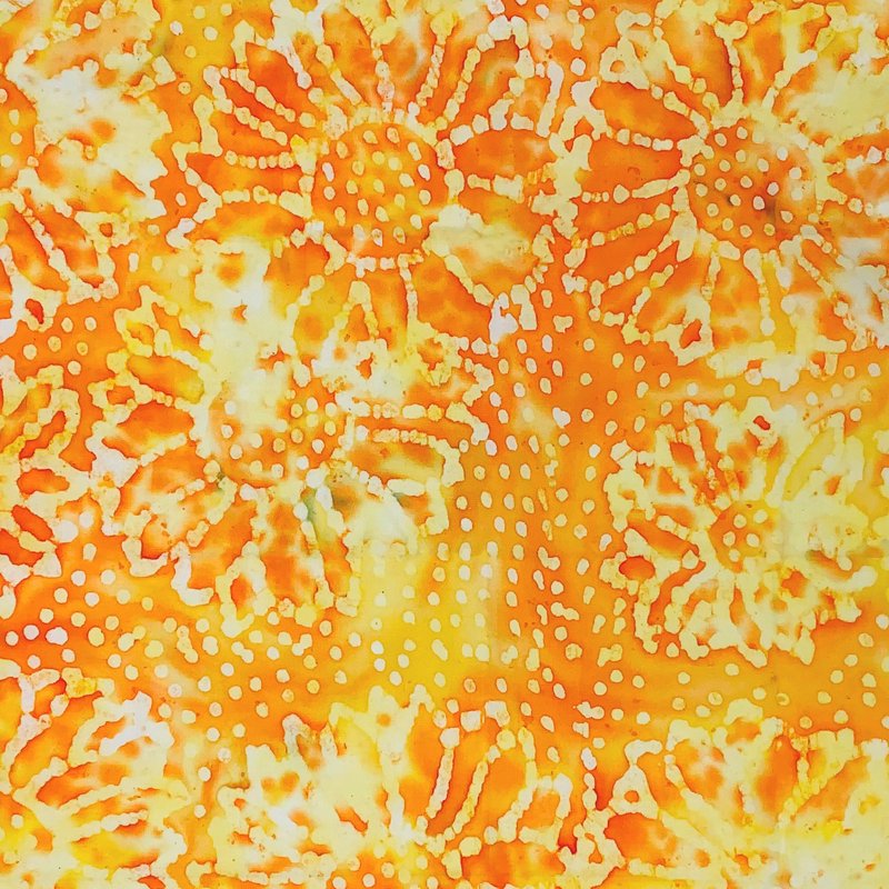 Cotton Batik Precut Fabric Bundle 18x21 Inches - Multicolor 5 Pieces