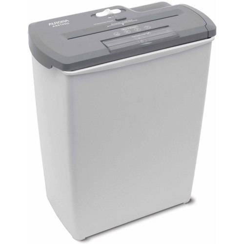 8-Sheet Strip-Cut Paper CD Credit Card Shredder with Wastebasket