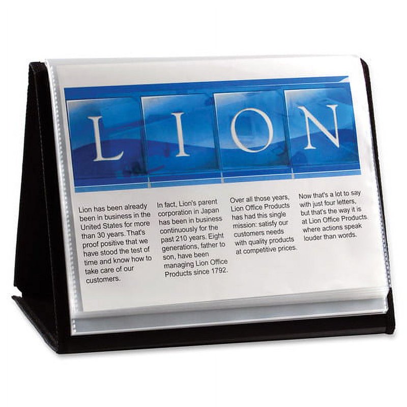 Flip-N-Tell Display Easel Book Set - 40 Chart Capacity Black