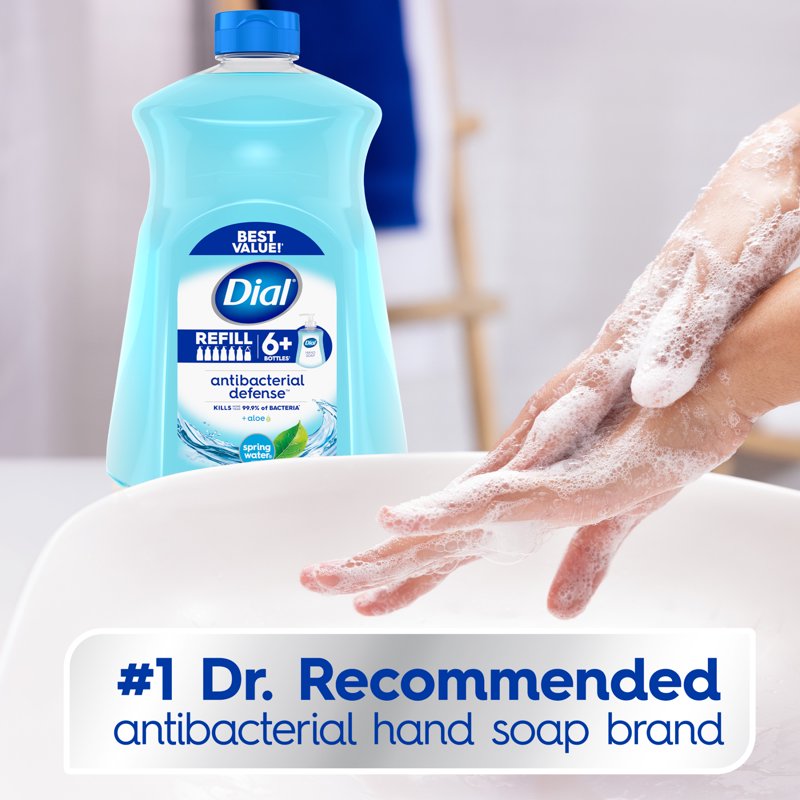Antibacterial Liquid Hand Soap Refill Pack – 52 Fl Oz, Powerfully Kills 99.99% Bacteria