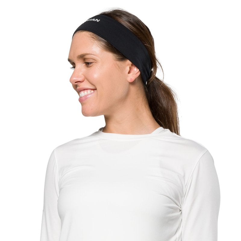Performance Headband for Sports & Fitness - Unisex, Black, One Size