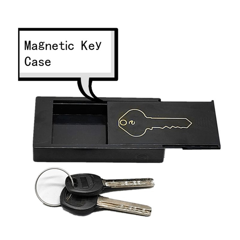 Magnetic Key Holder Box - Rust-Resistant Outdoor Key Safe with Strong Magnets