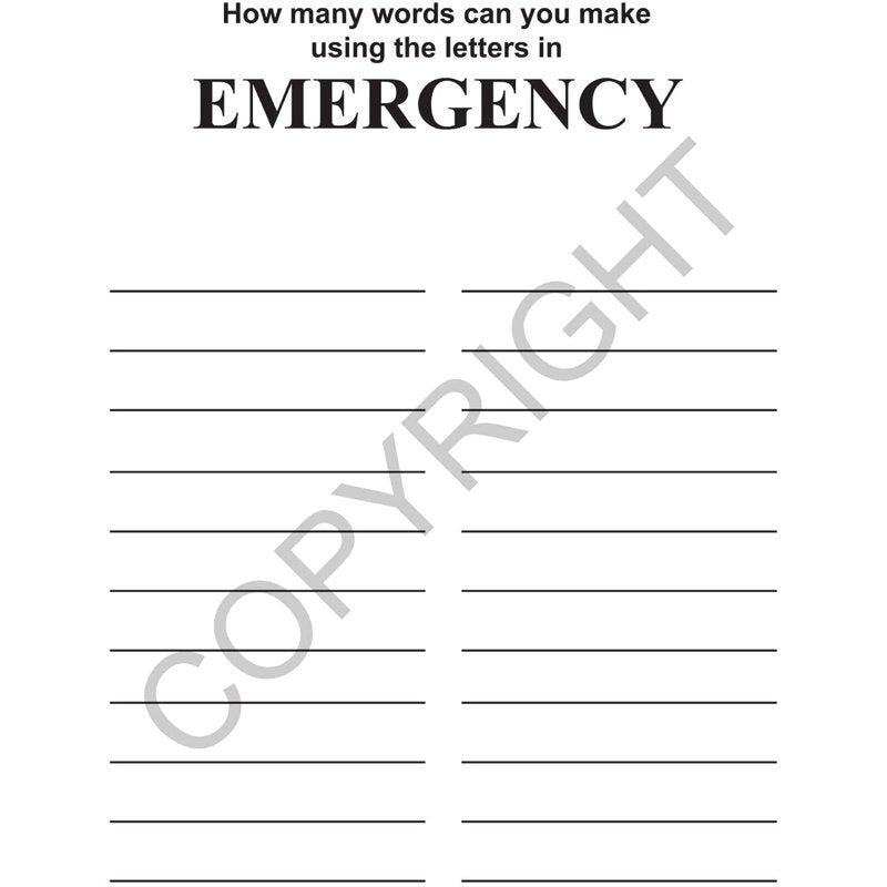 Educational Kids Coloring & Activity Books Pack - Learn About 911 with Crayons Included