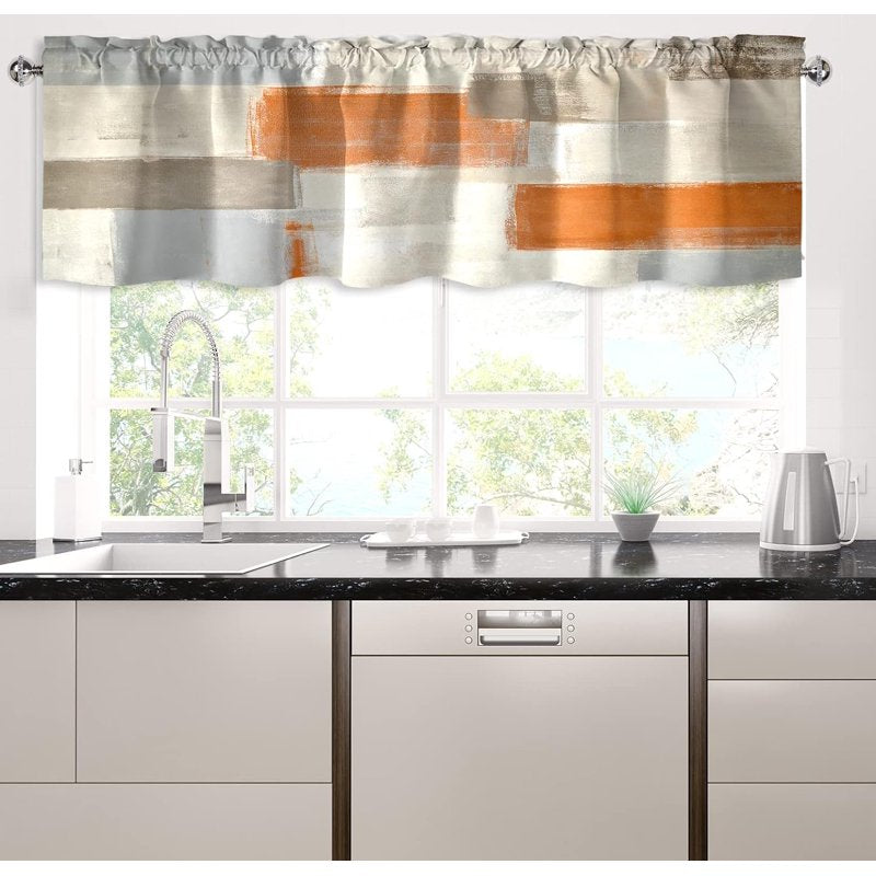 Kitchen Window Valances Modern Half Curtains for Living Room & Bedroom