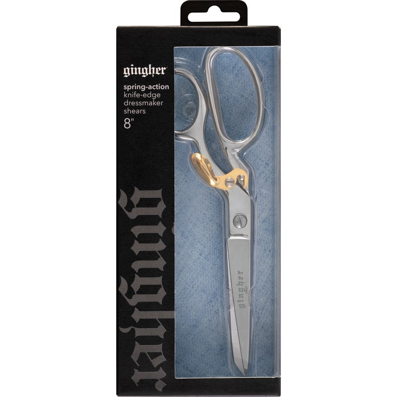8-Inch Spring-Action Dressmaker Shears - Precision Fabric Cutting