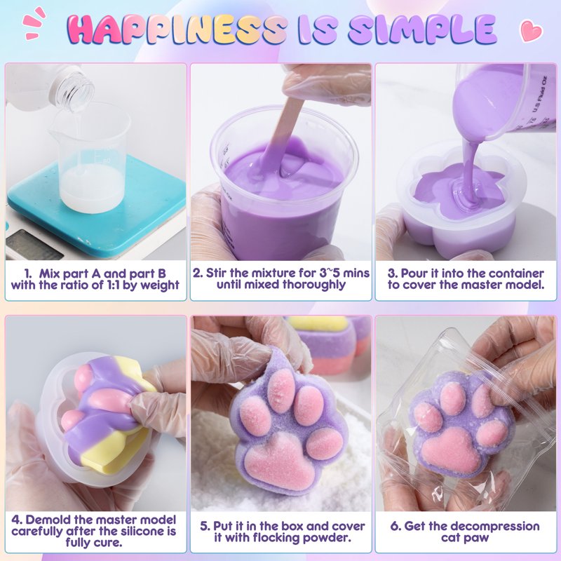 DIY Squishy Making Kit for Kids - Complete 36-Piece Foam & Mold Set