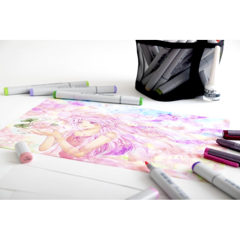 Copic Sketch Markers Set 72 Pieces Double-Ended Art & Drawing Supplies