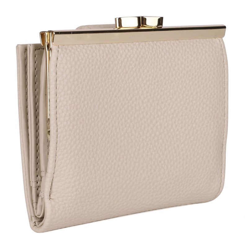Vegan Leather RFID Wallet for Women with 15 Card Slots & Expandable Design