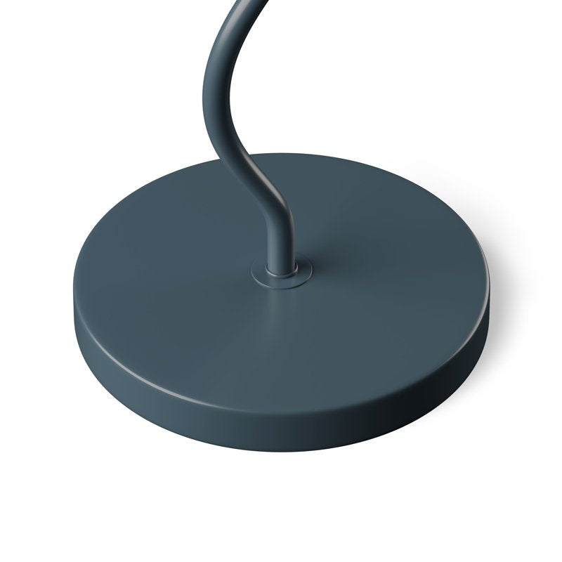 Kids Floor Lamp with Linen Shade - Modern Curvy Design, 58 Inch Height