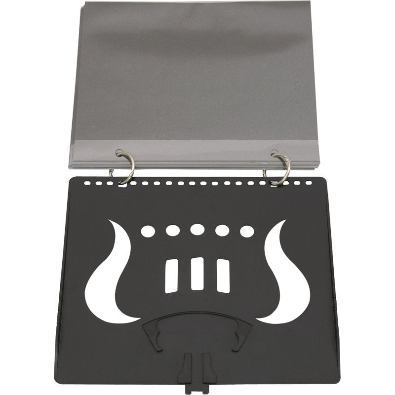 Plastic Flip Folio with 8 Windows - Sheet Music Organizer