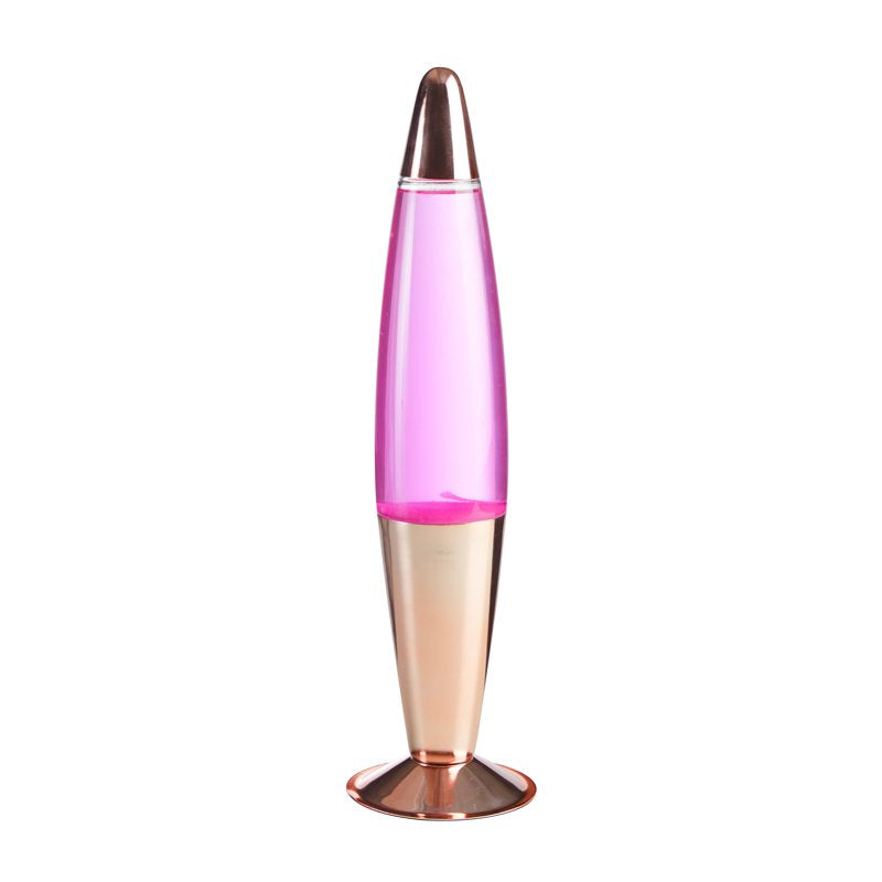 16-Inch LED Motion Volcano Lamp with Pink Wax & Liquid - Multiple Styles
