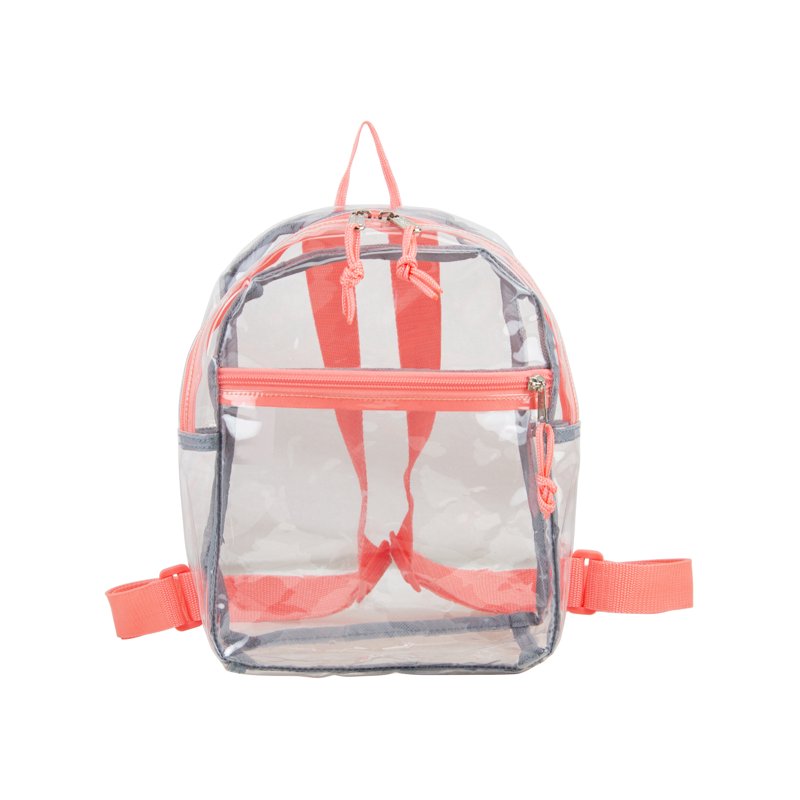 Unisex Clear Mini Backpack for Sports, Events & Travel - Lightweight & Durable