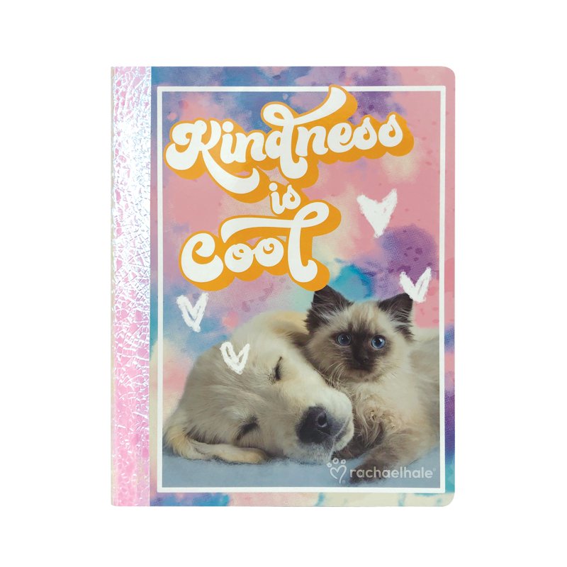 Cat Dog Hardcover Composition Book Set - Wide Ruled 4 Pack
