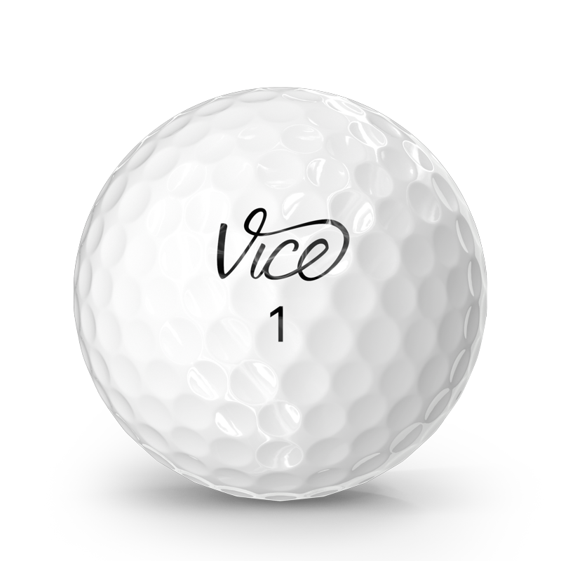 Vice Pro Golf Balls 2025 White 12 Pack - 12pk, Variation: White, Single