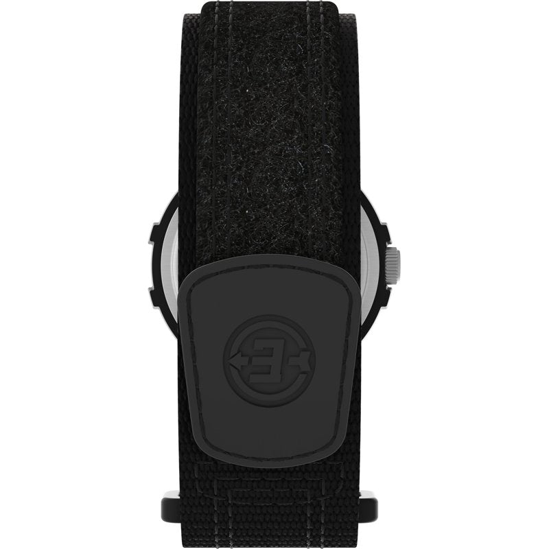 Outdoor Waterproof Watch for Men with FastWrap Nylon Strap - Black 38mm