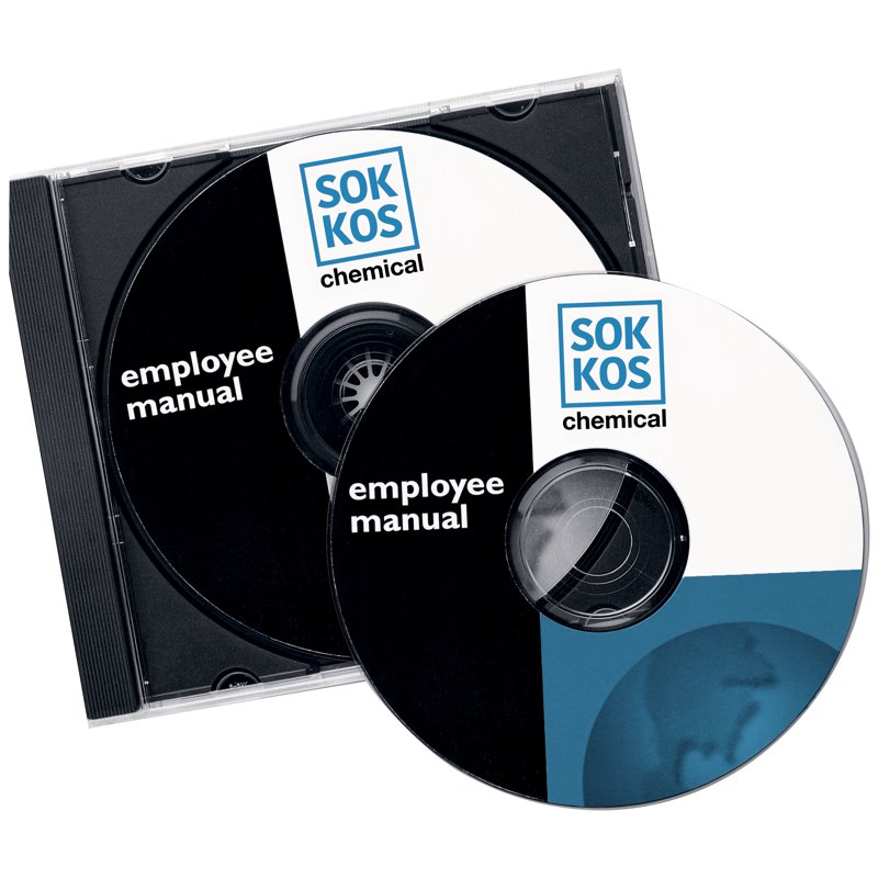 Printable CD Labels & Spine Labels Pack - Permanent White Labels for Discs & Cases