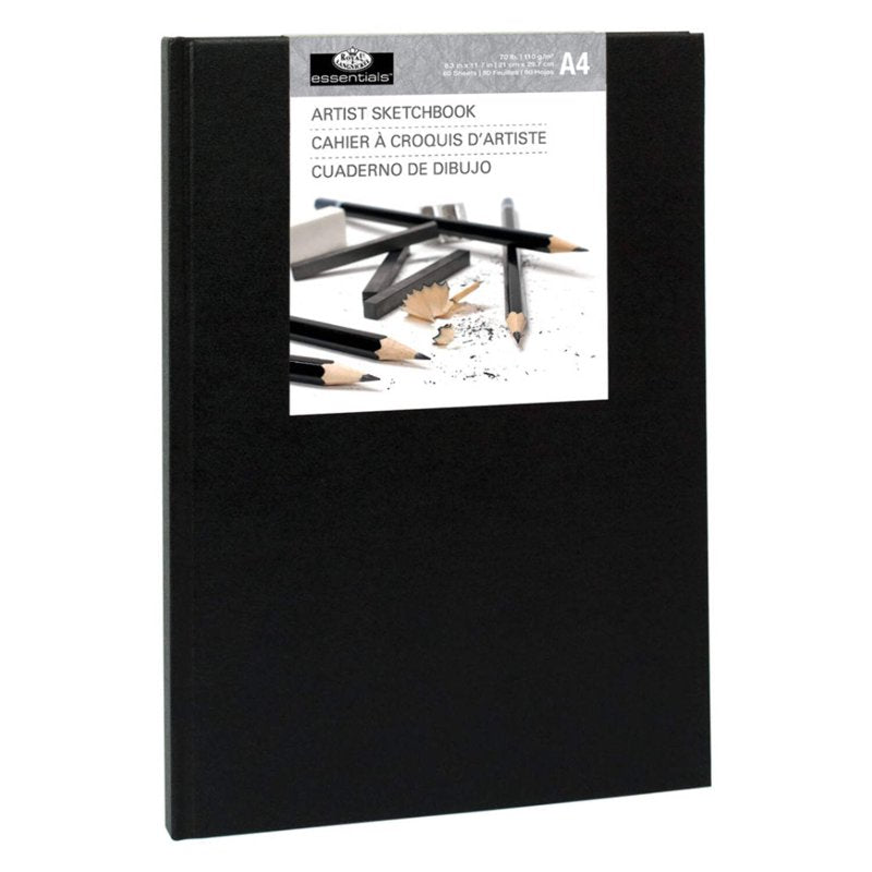 Artist Sketchbook Hardbound A3-A6 - Thick Paper, Durable Cover, Flat Lay Binding