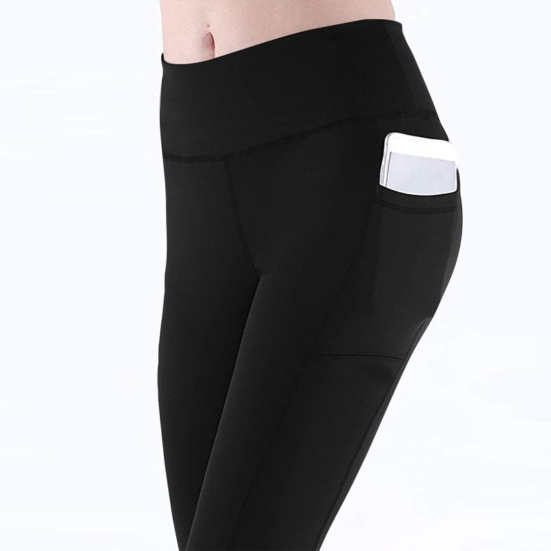 Women's Fitness & Yoga Leggings with Pockets - Plus Size Workout Pants