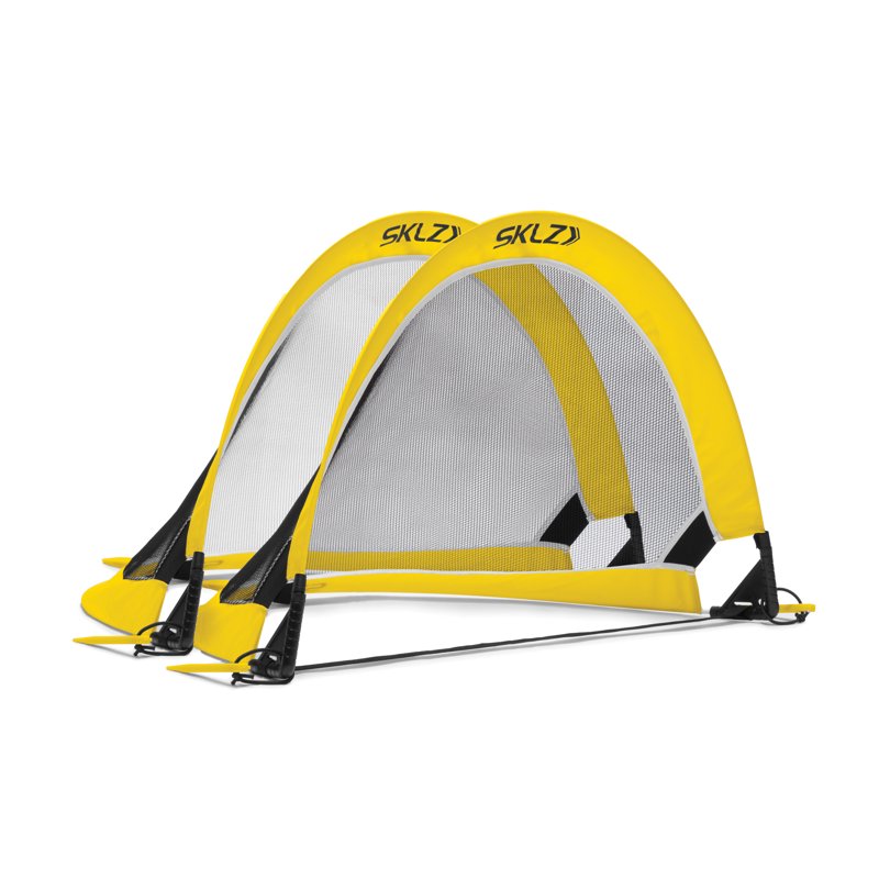2-Pack Pop-Up Soccer Goals for Practice 2.5 ft Portable