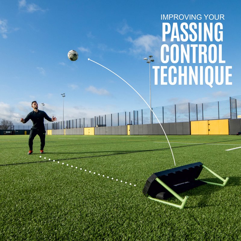 QUICKPLAY Replay Station Soccer Rebound Board – Adjustable Dual-Angle Training Aid (Original 37.5 x 9.5 in)