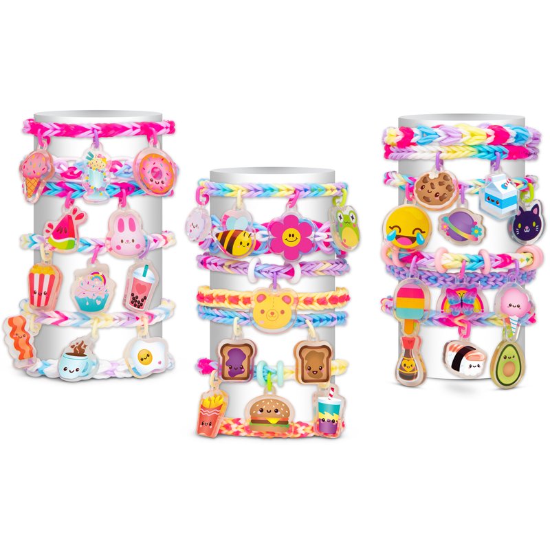 Kids Charm Bracelet Kit with 1697 Pieces - DIY Jewelry Craft Set