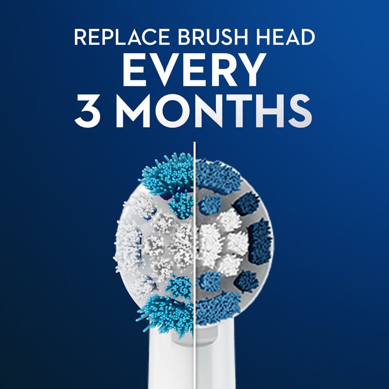 Oral-B Precision Clean X-Filament Replacement Toothbrush Heads - 6 Pack