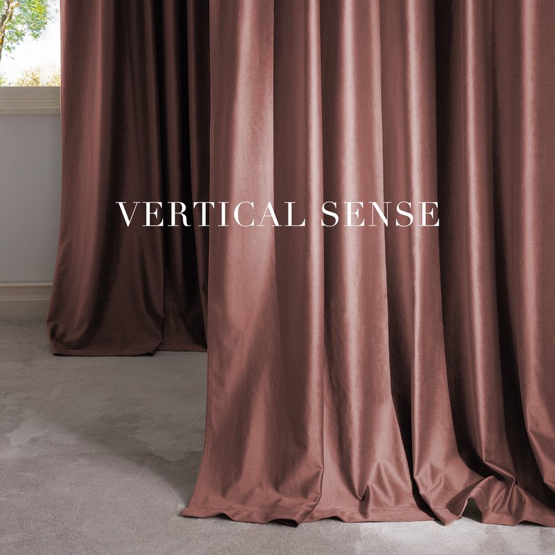 Velvet Blackout Curtains for Bedroom & Living Room - Thermal Insulated Room Darkening Window Treatments, Set of 2