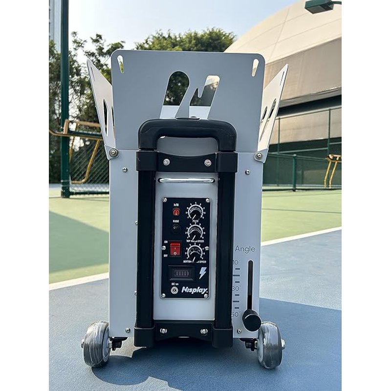 Lightweight Tennis Ball Machine N2 with Lithium Battery - Portable & Adjustable