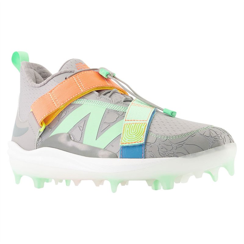 Unisex FuelCell Lindor V2 Comp Molded Baseball Cleats - Grey Multi
