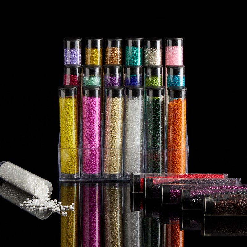 Multicolor Glass Seed Beads Set for Jewelry Making & Crafts - 56,000 Pieces