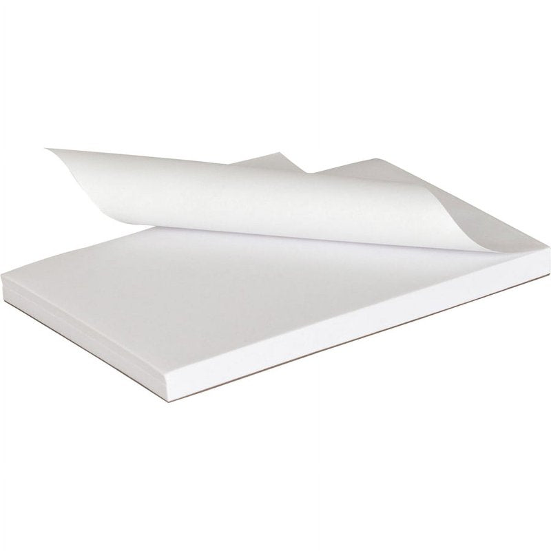 Plain Memo Pads - Unruled Paper with Chipboard Backing, 12 Dozen