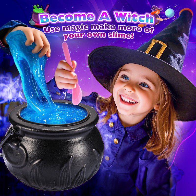Galaxy Slime Making Kit for Kids Ages 6-12 - DIY Craft & Stress Relief Toy