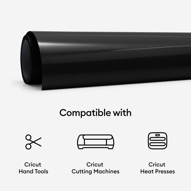 Heat Transfer Vinyl Roll for Fabric Projects - Matless Smart HTV, 13" x 3 ft