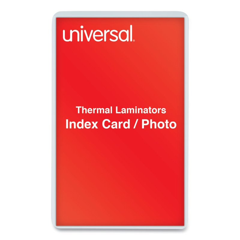 Clear Laminating Pouches 5 Mil for Photos Documents 5.5 x 3.5 Inches Pack of 25