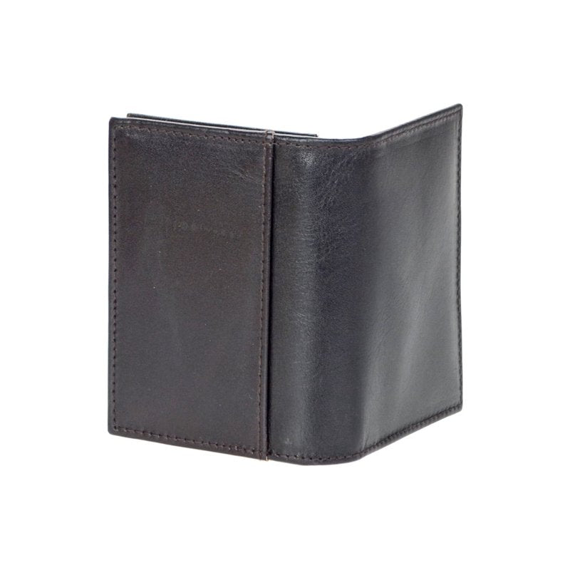 RFID Signal Blocking Leather Wallet Card Case - Large Capacity Men’s Slim Bi-Fold