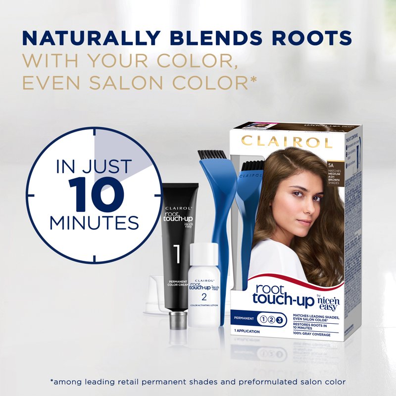 Permanent Hair Dye Kit for Roots - Multiple Shades & Quantities