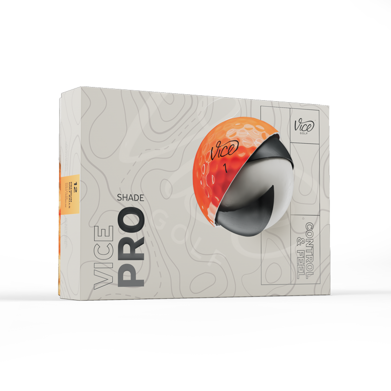 (2 Pack) Vice Pro Golf Balls Red/Orange - 12pk - 2024 Variation