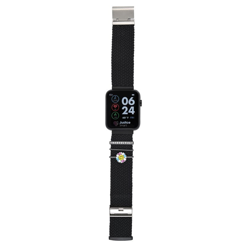 Unisex Child Smart Watch with Black Mesh Magnetic Strap and 42mm Case