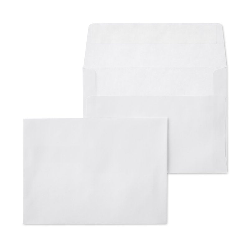 A6 Invitation Peel and Stick Envelopes - White, 4.75 x 6.5 Inches, Pack of 50