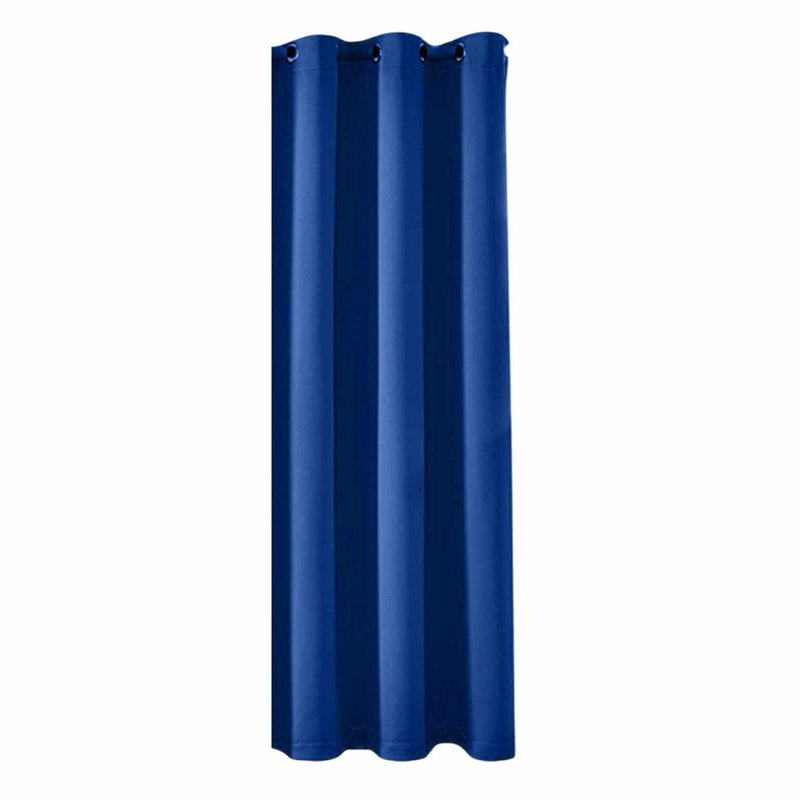 Blackout Insulated Curtains 100x200 cm Satin Faux Silk Bedroom Drapes - Thermal Noise Reducing